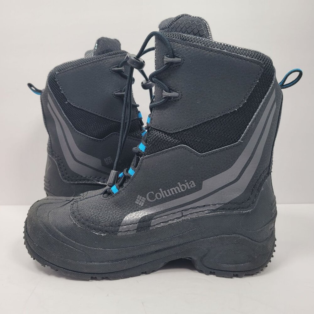 Columbia Bugaboot Plus IV Waterproof Youth Black Snow Boots BY5955-010 US Size 5 - Picture 5 of 11